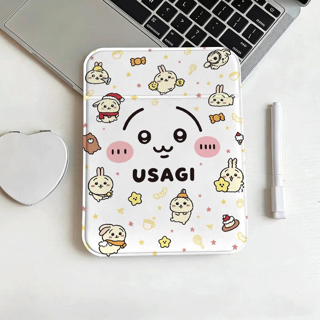Gương gấp makeup họa tiết mặt thỏ USAGI chibi nhiều chi tiết họa tiết phụ