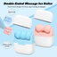 Nhỏ Gọn Cầm Tay Hai Đầu Ice Roller Hộ Gia Đình Mặt Làm Mát Massage Làm Mát Chăm Sóc Da Dụng Cụ Làm Đẹp