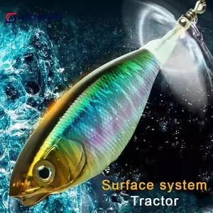 AN.MART 1 Cái Chất Lượng Whopper Plopper Wobblers 7.5cm 6.5g Topwater Popper Mồi Câu Cá Mồi Cứng Xoay Đuôi Mềm Câu Chuyện Câu Cá VN