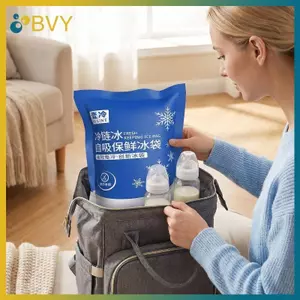 BVY Bữa trưa có thể tái sử dụng Ice Pa Gel Tủ đông Áo cho trẻ em Hộp Bento Thực phẩm Trường dã ngoại và du lịch.