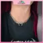 MYPANDA Retro Phong Cách Hip-hop Thép Titan Nelace Đảng Punk Đinh Tán Mặt Dây Chuyền Unisex Choker Gothic Y2K Trang Sức.