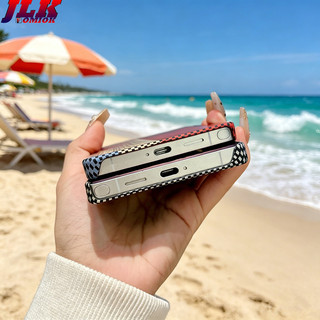 [JLK] Ốp điện thoại từ tính họa tiết sợi Carbon cho Samsung Galaxy S26 S25 S24 S23 S22 Ultra Plus Vỏ không khung sạc không dây