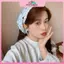 MYPANDA Thời Trang Dệt Kim Khăn Trùm Đầu Mũ Phong Cách Mục Vụ Pháp Tam Giác Handmade Móc Khăn Retro Hoa Khăn Trùm Đầu.
