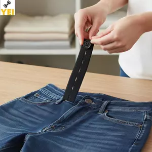 < YEI > 5 Chiếc Quần Mở Rộng Thắt Lưng Unisex Mềm Co Giãn Nút Thắt Lưng Mở Rộng Có Lỗ Có Thể Điều Chỉnh Nhiều Màu Cho Quần Jeans bó sát Mới