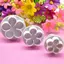 Luckyew 3 Hoa Pít Tông Cookie Cắt DIY Hoa Bánh Fondant Bánh Khuôn TQ