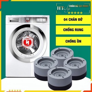 Bộ 4 miếng đệm cao su lót chân máy giặt tủ lạnh chống rung chống ồn tiện ích