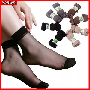 YRBWD 10 Đôi Tất Mắt Cá Chân Thời Trang Gợi Cảm Nữ Siêu Mỏng Lụa