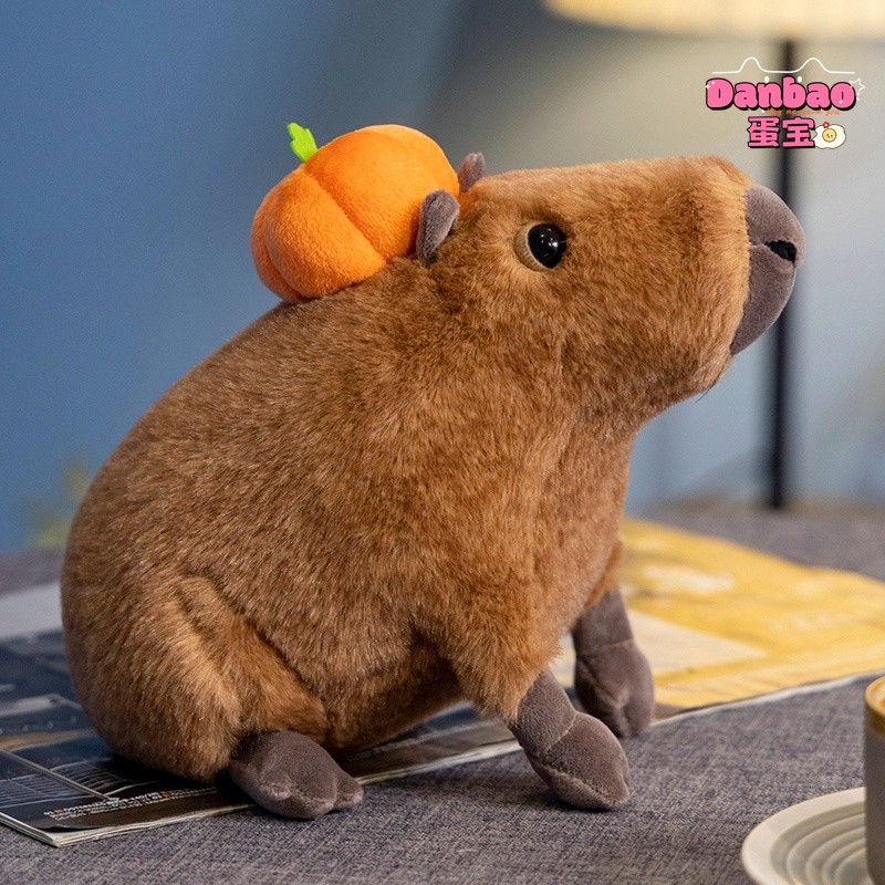 [DANBAO] Mô phỏng Cam Yêu Cams capybara Đồ chơi sang trọng Búp bê capybara dễ thương Chất liệu mềm cho trẻ em / bé gái / bé trai Quà tặng sinh nhật Đồ chơi DANBAO