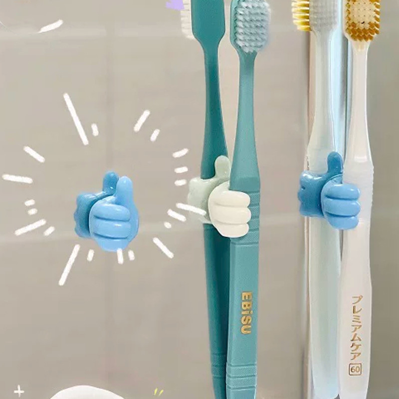 Sáng tạo ngón tay cái đa năng dính móc cáp tổ chức cáp dữ liệu nhỏ ngón tay cái móc lưu trữ ngón tay