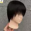 < YEI > Tóc Thật Người Đầu Mannequin Tóc Ngắn Hoàn Hảo Cho Thợ Cắt Tóc Thực Hành Dụng Cụ Tạo Kiểu Làm Đẹp Thẩm Mỹ Học Sinh Sử Dụng Mới