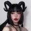 CANAMEK 1 Cái Gothic Động Vật Cừu Quỷ Sừng Halloween Carnival Đảng Trang Phục Đạo Cụ Demon Sừng Mũ Đội Đầu Cosplay Mũ CSF