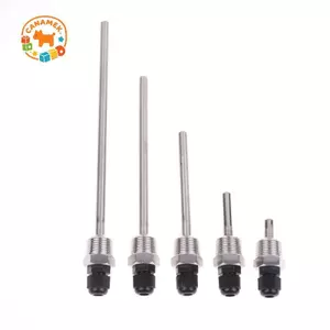 CANAMEK 30-200mm Ống Thermowells Bảo Vệ Thép Không Gỉ 304 1 / 2 BSP G Chủ Đề OD8mm Ngâm Tay Nhà Thơ Cho Cảm Biến Nhiệt Độ CSF