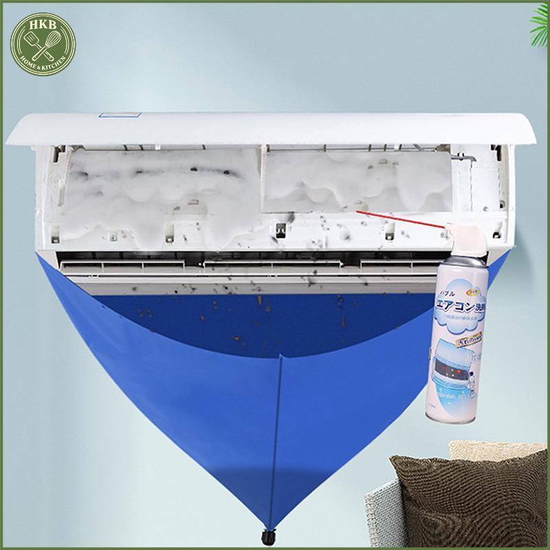 [SH] Túi bọc làm sạch mã hóa không khí 100cm Chất tẩy rửa bằng nhựa PVC có nước Trang chủ 1-1.5P Dụng cụ điều hòa treo chia [VN]