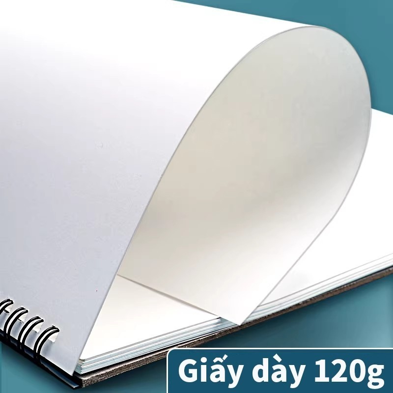 Vở vẽ mỹ thuật A4/A5 giấy dày cho học sinh vẽ marker sketch không lem bền đẹp chuyên nghiệp giá tốt
