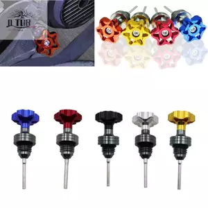 Động Cơ Xe Máy Đo Mức Dầu Crankcase Dipstick Cap Nhôm CNC 60 80