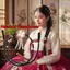 Mũ nón WANYEDI Hanbok, Thanh lịch với vòng buộc tóc tua rua, Mũ đội đầu tóc quyến rũ cho điệu múa cổ điển
