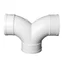 Phụ Kiện PVC Móng Vuốt Tee Dovetail Tee Thoát Nước Tee Hình Chữ Y Xương Cá Tee Ba Cánh Khớp Ống Thoát Nước Phụ Kiện HK7X