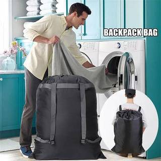 Strongaroetrtomj Bapa hạng nặng chống thấm nước có dây đeo vai có thể điều chỉnh Túi giặt Polyester Du lịch cắm trại Túi đựng quần áo lớn VN
