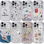 Ốp Silicon Trong Suốt Snoopy Dễ Thương Cho VIVO V70 FE V60 V50 V40 Lite Y05 Y04 Y29S Y39 Y29 Ốp Lưng Họa Tiết TPU Chống Sốc Silicon Mềm 3D Sóng Cong Cạnh Bảo Vệ Camera
