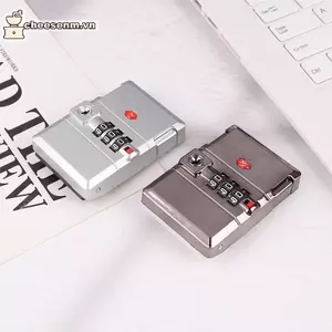 Cheenm Kim Loại Mật Khẩu Lo 3 Chữ Số Lo Du Lịch Vali Hành Lý Ngực Phần Cứng Lo Mã Loer Hộp Quà Tặng Padlo VN