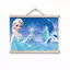 Poster vải chống nước không khung đông lạnh, nghệ thuật treo tường hoạt hình Elsa Disney cho phòng ngủ trẻ em Trang trí nhà