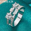 URMYLADY Bạc 925 Vuông / Tròn / Hình Bầu Dục Zircon 7-10 # Nhẫn Nữ Thời Trang Tiệc Cưới Trang Sức Quyến Rũ