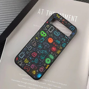 Graffiti Mỏng Cứng Mờ Ốp Lưng Điện Thoại Cho Google Pixel 11 Pro 10A 10 Pro XL 9A Pixel 8 7A 7Pro 6A 5A Quấn Nửa Google Pixel Cover