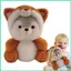 Thú cưng Husky nhồi bông biến hình Koala Pig Fox Khủng long sang trọng Gối ngủ êm dịu Búp bê Husky Koala Pig Fox sonlekvn