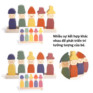 【BabyJoy】Đồ chơi phân loại và ghép hình Montessori,Quà tặng giáo dục mầm non,Đồ chơi giáo dục