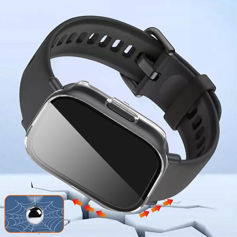Vỏ PC + dây đeo silicon từ tính cho Redmi Watch 5 Dây đeo đồng hồ bảo vệ màn hình hoạt động cho vòng đeo tay Watch 5 Lite