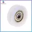 < beartwo > Mới 6 * 30 * 10mm U Rãnh Kim Loại Lá Chắn Nylon Ròng Rọc Bánh Xe Con Lăn Bóng Vòng Bi Mới