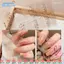Miếng Dán Móng Tay Gel EBINLANDS, Miếng Dán Móng Tay Hoa 14 Dải, INS Hợp Thời Trang Full Cover Gel Sơn Móng Tay Dải DIY Làm Móng Tay Nghệ Thuật