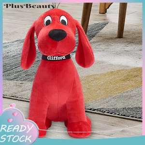 < Pluscloth > Đồ chơi sang trọng Clifford Trang trí đầy sức sống Tư thế đứng Clifford Big Red Dog Đồ chơi sang trọng cho trẻ em