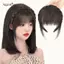 AqToCna Tóc Giả Không Khí Nổ Tự Nhiên Vô Hình Thẳng Nổ Liền Mạch Tự Nhiên Trán Giả Nổ Kiểu Tóc Dụng Cụ AqToCna