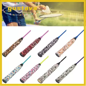 Vợt Cầu Lông GUSTAVA Overgrips, Dây Đeo Mồ Hôi Vợt In Hoa Nhiều Màu, Hấp Thụ Sốc Đồ Thể Thao Tự Dính Băng Cầm Chống Trơn Trượt