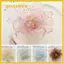 GUSTAVA Organza Hoa, Chất Liệu Organza Vải Hoa Phụ Kiện DIY, Handmade Màu Hồng Hình Hoa Phụ Kiện Quần Áo Cưới