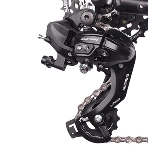 SHIMANO TY300 Derailleur phía sau cho xe đạp leo núi Bộ chuyển số tốc độ 6 / 7 / 8 với thiết kế mắt