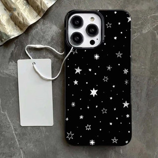 Ốp Lưng Cho IPhone 16 17 14 13 15 11 12 Pro Max 7 Plus 6s 6 8 Plus 14 16 15 Plus Air XR X XS Max Đơn giản Trắng Ngôi sao