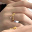 April Spring Mark Butterfly Fairy Flow Ring Nhẫn cao cấp lãng mạn nhẹ nhàng