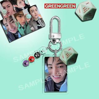Móc khóa K‑pop dễ thương CORTIS SEONGHYEON album GREENGREEN REDRED KEONHO JUHOON JAME