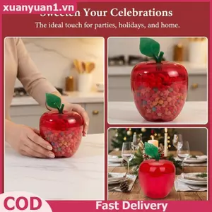 XUAN Holiday Party 6 Chiếc Hộp Kẹo Đỏ Hộp Đựng Lọ Trang Trí Và Bảo Quản Nhiều Loại VN