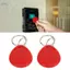 apill RFID Proximity Key Fob Fob thân thiện với môi trường Dễ dàng sử dụng cảm ứng nhạy cảm di động cho thời gian và chấm công (Màu đỏ)