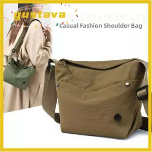 Túi đeo chéo Nylon GUSTAVA, Túi đeo vai nữ siêu nhẹ dung tích lớn, Dây kéo đa năng có thể điều chỉnh Dây đeo rộng Túi Messenger dành cho nữ