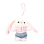 < Pluscloth > Móc khóa sang trọng hình chú thỏ lông tơ dễ thương có hoa Tulip – Túi thỏ nhỏ mềm mại Mặt dây chuyền ba lô quyến rũ Vòng chìa khóa nhồi bông đáng yêu Quà tặng cho bé gái Đông Nam Á Thỏ dễ thương Nhồi bông