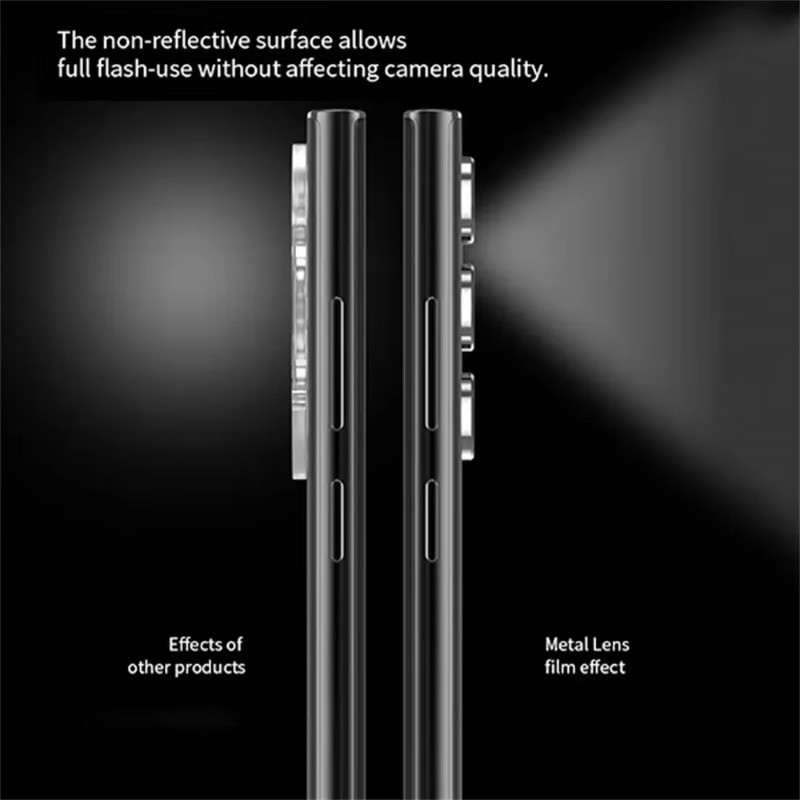 Dành Cho Samsung Galaxy S24 S24Ultra S24Plus Mặt Sau Điện Thoại Bảo Vệ Camera Cho Samsung Galaxy S24 Ultra Plus Hợp Kim Nhôm Ống Kính Máy Ảnh Vòng Nắp Kính Cường Lực Ống Kính