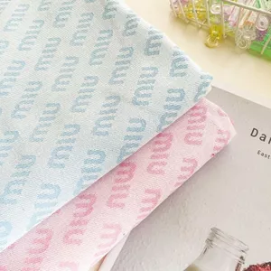 Vải Trong Nước Phong Cách Hàn Quốc Denim Jacquard Sợi Vải Quần Áo Phụ Kiện Hành Lý Handmade diy Túi Handmade 5.28