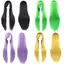 Tweeduj Đa Năng Tổng Hợp Nhiều Màu Sắc Dài Thẳng Cosplay Tóc Giả Tự Nhiên 80cm Tóc Gothic Hóa Trang Đảng Kiểu Tóc VN