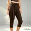 Quần Capri Nữ Eo Co Giãn Thấp Màu Trơn Slim Fit Quần Crop Co Giãn Có Thắt Lưng
