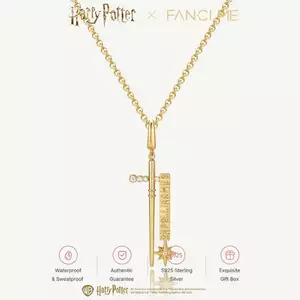 Harry Potter x FANCIME Draco Malfoy Cây Đũa Phép Bạc Charm Dây Chuyền