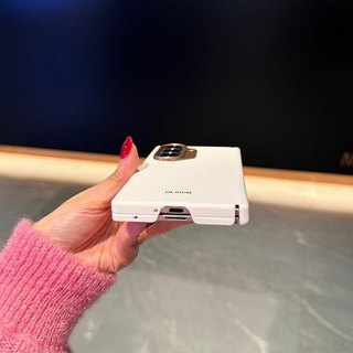 Ốp Da Từ Tính Hai Chân Sang Trọng Cho Galaxy Z Fold 7 Z Fold 6 Z Fold 5 Vỏ Bảo Vệ Da Cao Cấp Với Ống Kính Vàng Bảo Vệ Z Fold 8